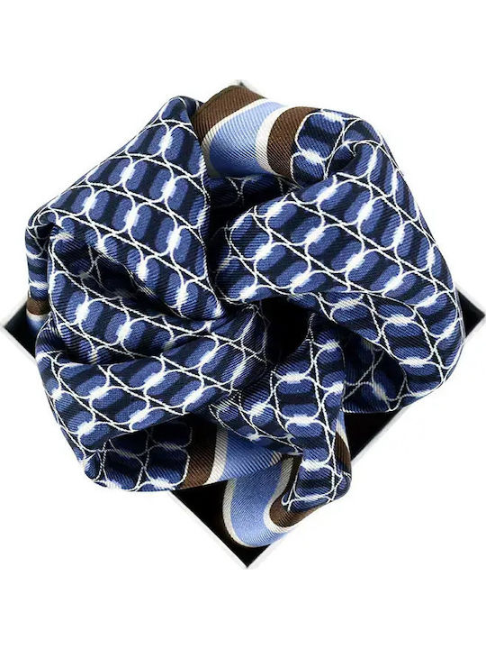 Men's Silky Handkerchief Blue