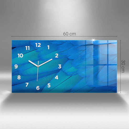 Tulup Детски стенен часовник Стъкло 60x30см