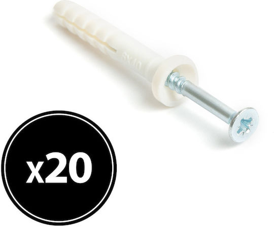 Handy Schraubanker Wanddübel 6 X 40 Mm 20 Stück Pack