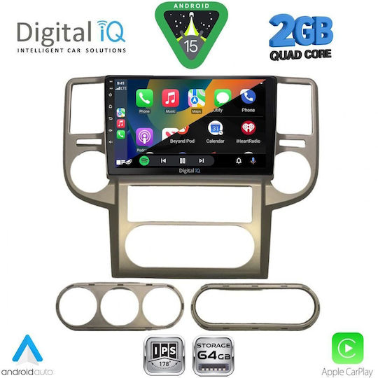 Digital IQ Ηχοσύστημα Αυτοκινήτου για Nissan X-Trail 2004-2007 (Bluetooth/USB/WiFi/GPS/Apple-Carplay/Android-Auto) με Οθόνη Αφής 10"