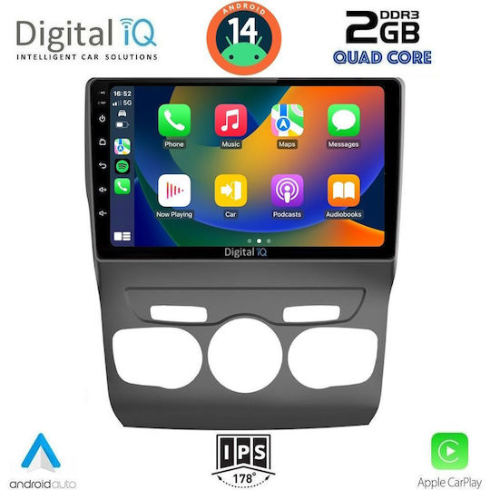 Digital IQ Ηχοσύστημα Αυτοκινήτου για Citroen C4 / DS4 2011-2018 (Bluetooth/USB/WiFi/GPS/Apple-Carplay/Android-Auto) με Οθόνη Αφής 10"
