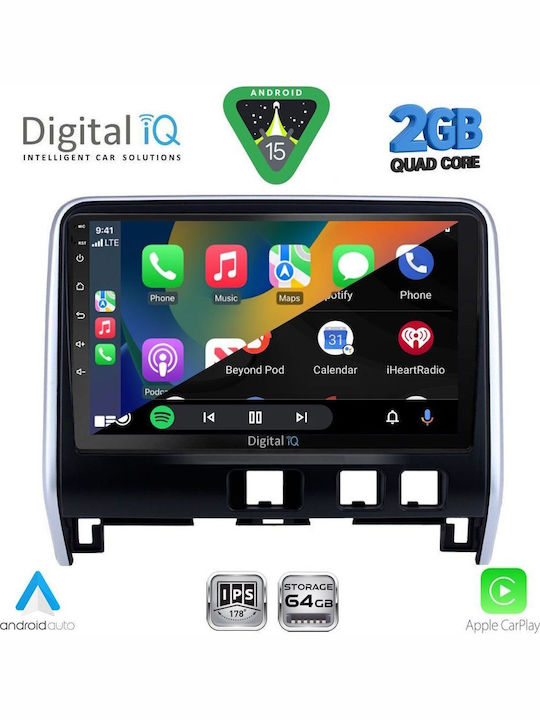 Digital IQ Car Audio System for Nissan Serena 2016 (Bluetooth/USB/WiFi/GPS/Apple-Carplay/Android-Auto) with Touch Screen 10"