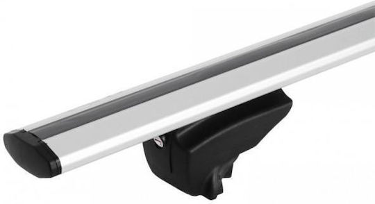 Menabo Aluminum Car Roof Bars Lince XL 135cm for Honda HR-V 5D 2015>2021 for Cars with Factory Roof Bars Set with Roof Rack Legs Silver