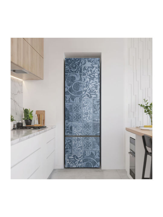 Husă Magnetică Pentru Frigider Bucătărie Design Decorațiuni Faianță 60x190 Cm
