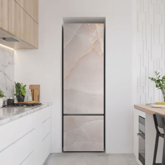 Husă Magnetică Pentru Frigider Bucătărie Cămară Model Natural de Piatră 60x190 Cm Husă Magnetică Pentru Frigider Bucătărie Cămară Model Natural de Piatră 60x190 Cm