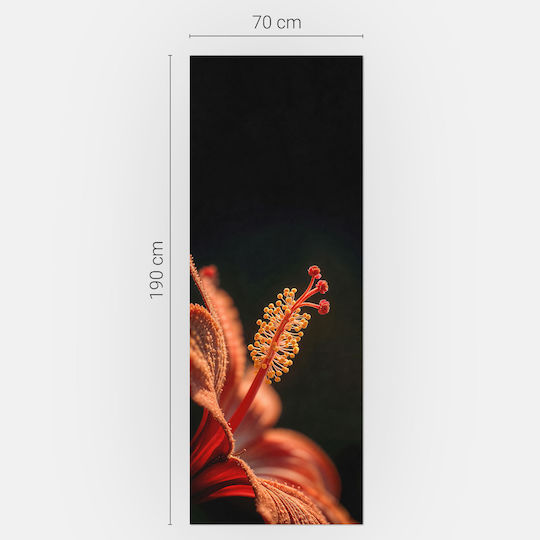 Magnetisches Kühlschrankcover Design Dünne Blume Nahaufnahme 70x190 cm