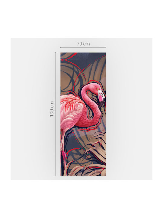 Magnetisches Wandsticker & Wandgemälde Kühlschrank 70x190 Cm Flamingo Tropisches Stil