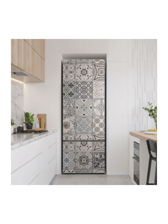 Magnetisches Kühlschrankabdeckung Design Mosaikmuster Fliesen 70x190 cm
