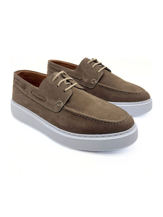 Ανδρικά Boat Shoes σε Καφέ Χρώμα