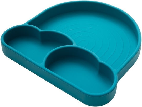 Babychefs Babychefs Silicone Feeding Set Turquoise 3 Pieces