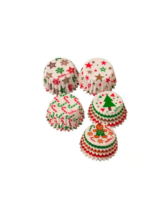 Decora Set Christmas Cake Molds D27cm. 100pcs