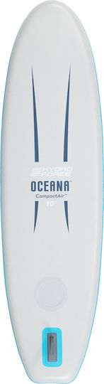 Bestway Oceana Compactair 10 Set Φουσκωτή Σανίδα SUP με Μήκος 3.05m Γαλάζια