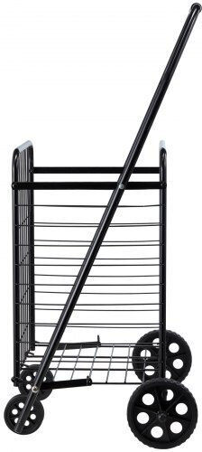 Shopping Trolley Black 95x15x48cm