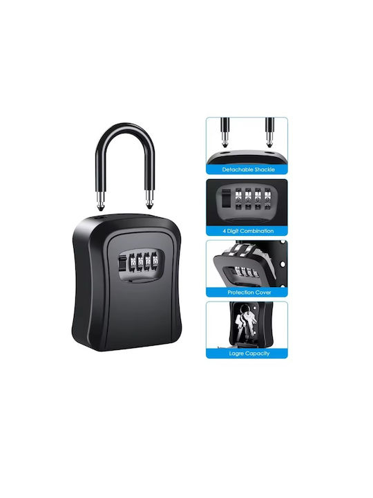 Panora Combination Key Holder with Horseshoe Plastic and Combination Dial 11x9x3cm