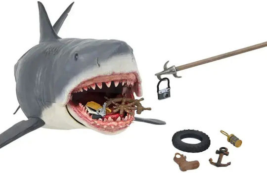 Jaws 12 Inch Head to Tail Action Figure Game Jaws 50th Anniversary 38 Cm Neca03338-01