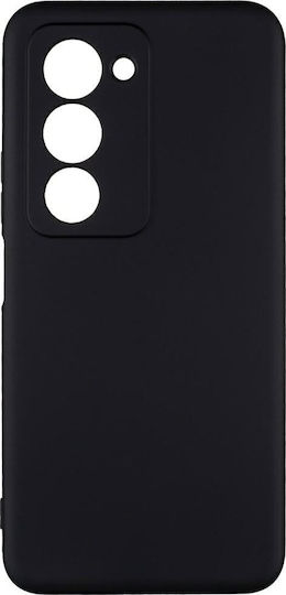 Beline Umschlag Rückseite Silikon Schwarz (Redmi 15)