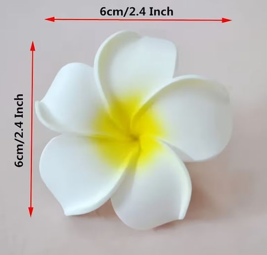 25 Pieces Artificial Tropical Flowers Plumeria
