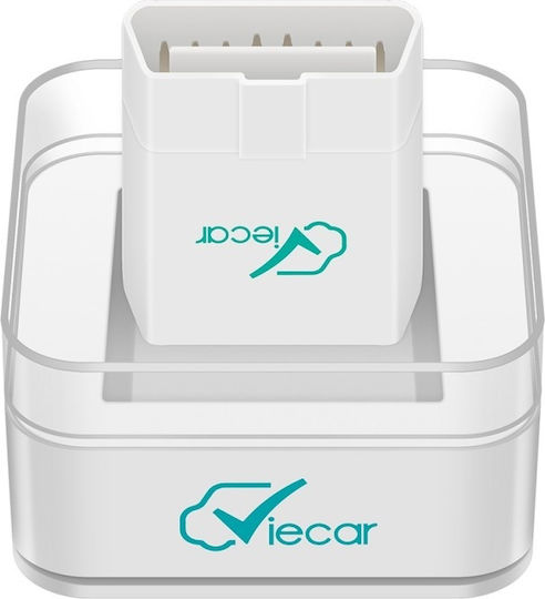 Viecar Multibrand Diagnostic Interface Dual Bluetooth 4.0 White Dedicated App iOS Android