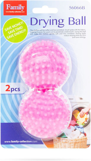 Wäschebälle 6 cm Rosa 2 Stück Pack Wäschebälle 6 cm Rosa 2 Stück Pack