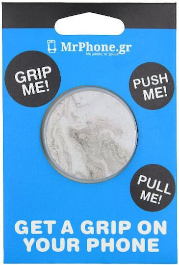 Pop Socket Γκρι Μάρμαρο