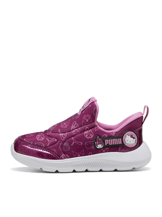 Kids Sneakers Slip-On Purple