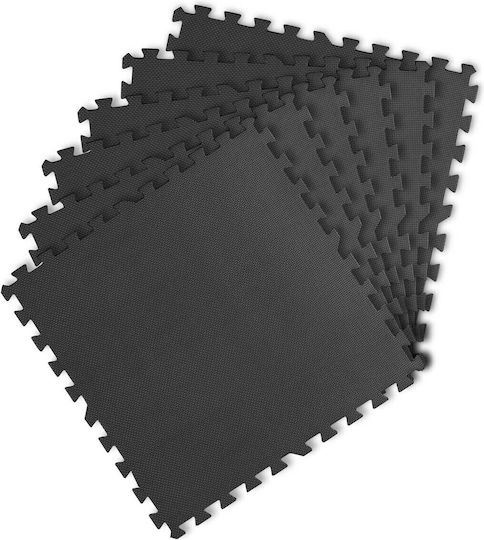 NEO Sport Podele Puzzle de Gimnastică Negre 180x120cm 6buc