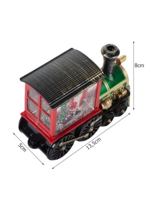 Christmas Snowball Illuminated with Santa Claus 8x5x13.5cm