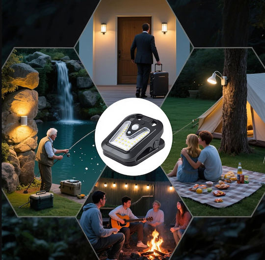 Φανάρι Led Ηλιακό για Camping Αδιάβροχο