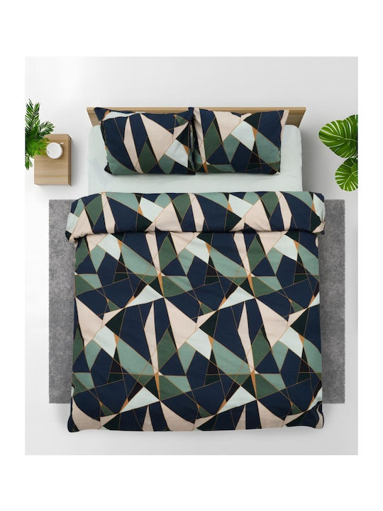 Heinner Set Huse Pentru Pilote 100% Bumbac 200x220cm Dublu Cu 2 Fețe De Pernă & 1 Cearceaf Enzo