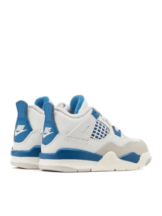 Air  4 Retro Детски маратонки Low Бели