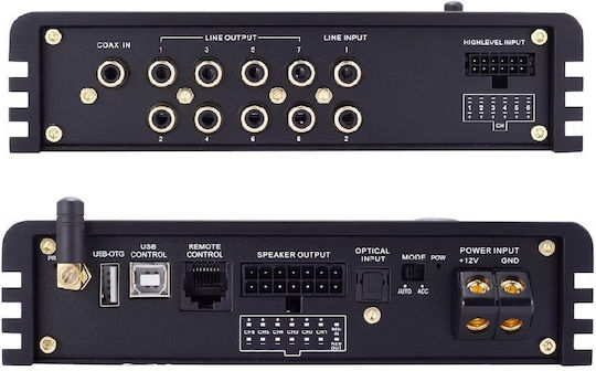 Steg Mdsp8 Dsp Car Amplifier 6 Power Channels 6x 50watt Rms 4 Ohm