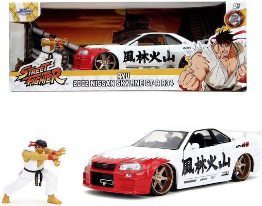 Set Figurină Metalică 6cm Nissan Skyline Gtr Mașină Scară 1:24