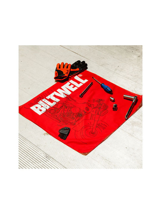 Biltwell Бандана Pan Червена 55,8 Cm X 55,8 Cm Bandana Red