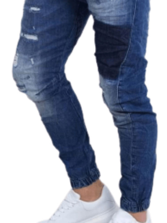 Jean Men's Jeans Pants with Slim Fit Blue