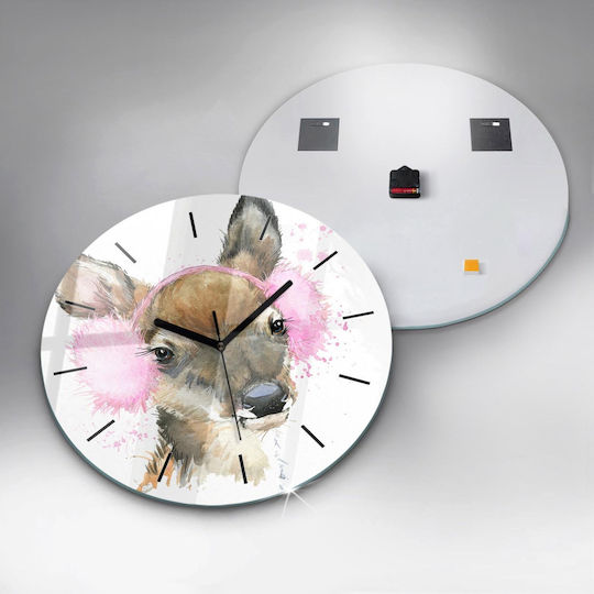 Tulup Kids Glass Wall Clock