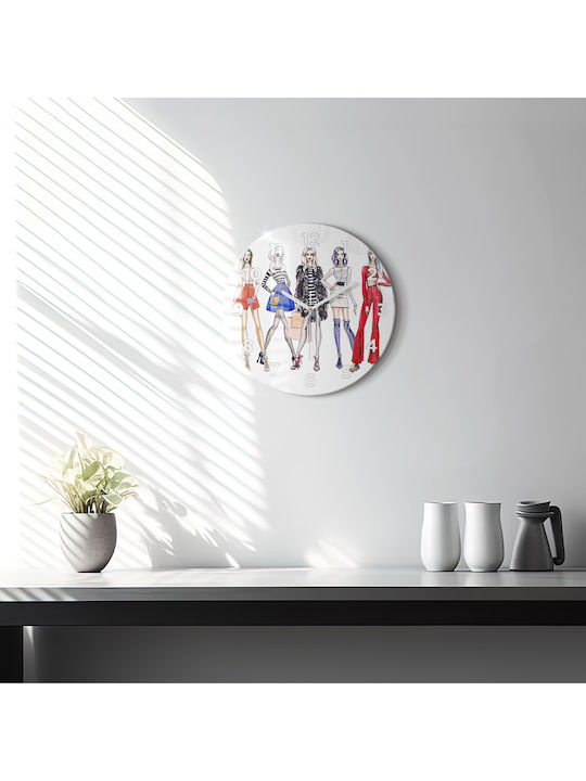 Tulup Kids Glass Wall Clock
