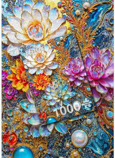 Pearlescent Waterlilies Puzzle 2D 1000pcs