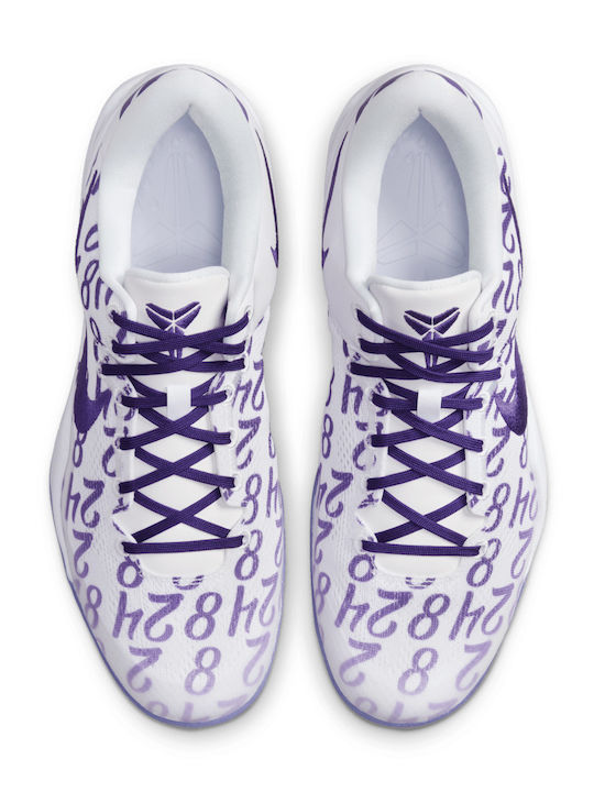 Kobe 8 Protro Court Purple "Court Purple" Μπασκετικά Παπούτσια White / Court Purple