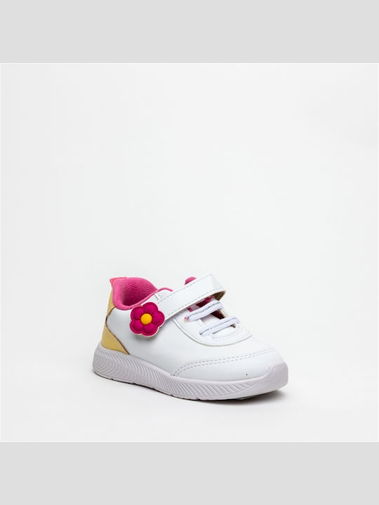 Παιδικά Sneakers με Σκρατς Λευκά