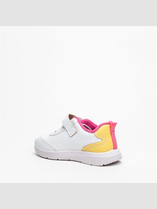 Παιδικά Sneakers με Σκρατς Λευκά