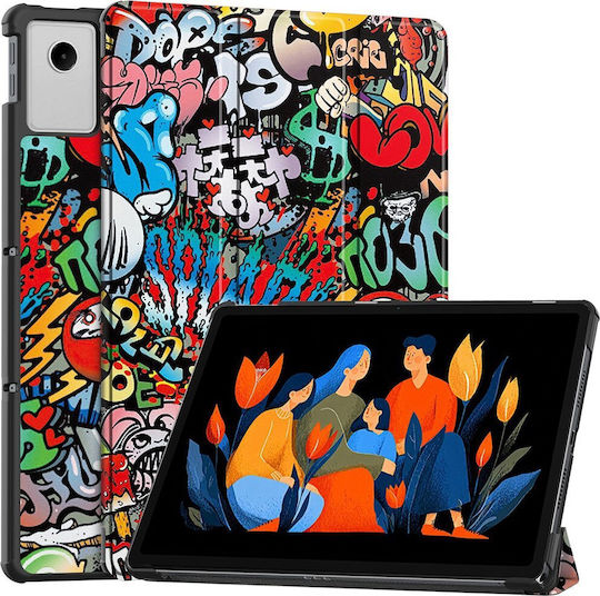 Techsuit Klappdeckel Mehrfarbie (Lenovo Idea Tab Plus 12,1)