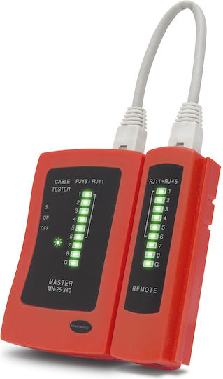 Maxwell Digital Rj11 Rj12 Rj45 Cable Testing Device