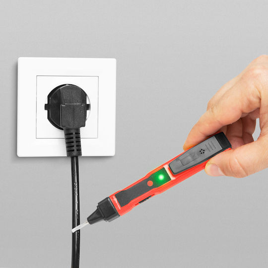 Phase Tester Pen Contactless Function Light Sound Feedback 70-250 V AC Battery Powered