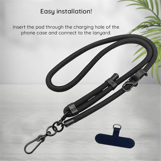 Techsuit Rope Crossbody Strap Rcs1-28 Phones Dark Cherry