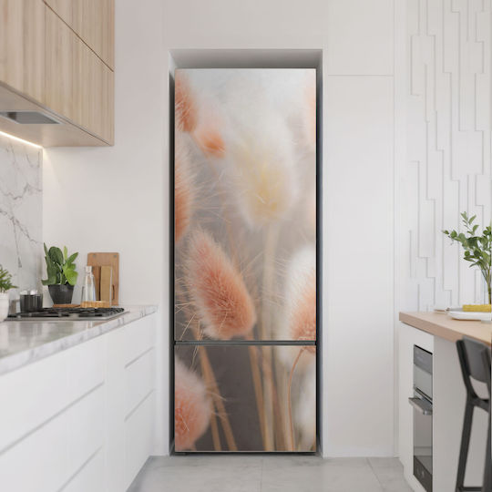 Magnetisches Kühlschrank Cover Dekoration Schutz Weiche Flauschige Blumen 70x190 cm