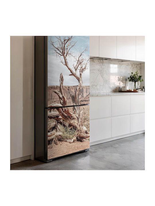 Magnetică Husă Pentru Frigider Imprimare Trunchi Răsucit De Copac 70x190 Cm