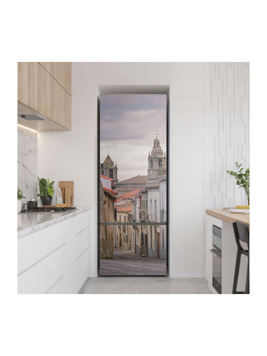 Magnetică Husă Frigider Bucătărie Stradă Fermecătoare a Orașului 70x190 Cm Magnetică Husă Frigider Bucătărie Stradă Fermecătoare a Orașului 70x190 Cm