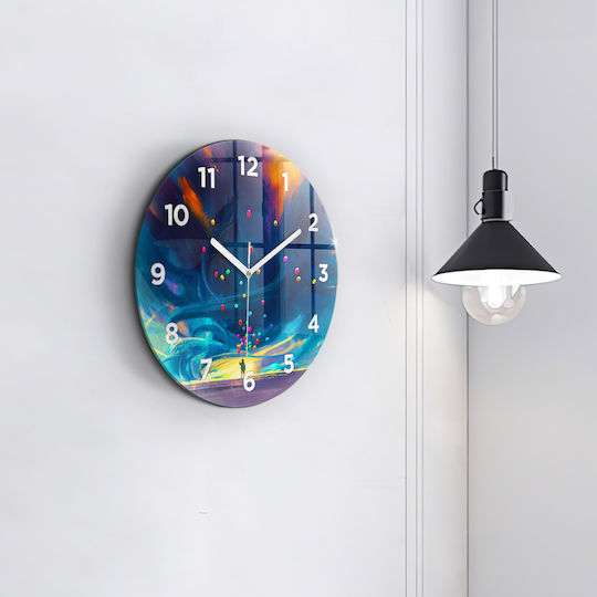 Tulup Kids Glass Wall Clock