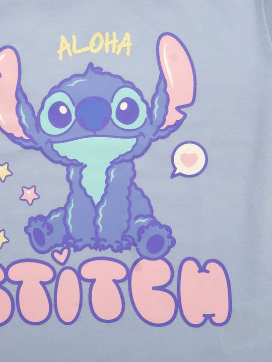 Cerda Kinder-Nachtwäsche Hellblaue Stitch