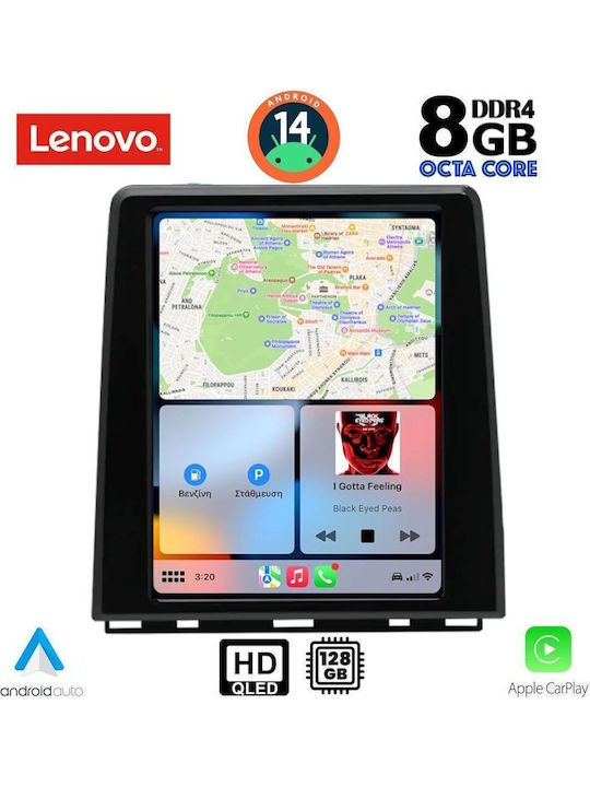 Lenovo Auto-Audiosystem für Renault Clio / Erfassen 2019 (Bluetooth/USB/WiFi/GPS/Apple-Carplay/Android-Auto) mit Touchscreen 5.1"